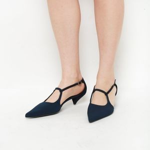 ♤LUXURY ITEM: The Row Bourgoise Salome Navy Heels -SOLD OUT EVERYWHERE- NWOT